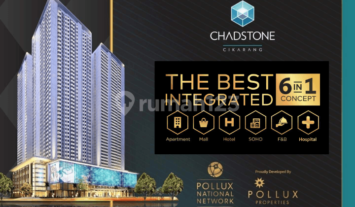 For Sale Chadstone Cikarang Apartment - 1BR.