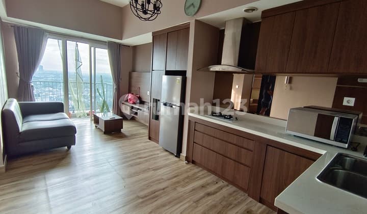 Di sewakan apartemen 2 bed room full furnish di casa de parco bsd