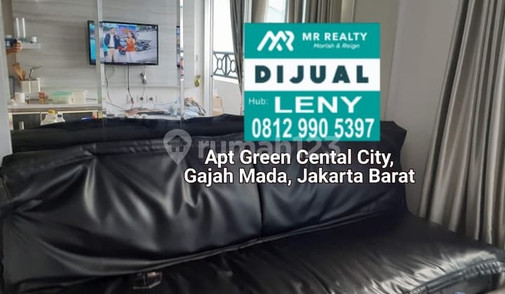 APARTEMEN GREEN CENTRAL CITY, GAJAH MADA, JAKARTA BARAT 2 BED ROOM, FULL FURNISHED