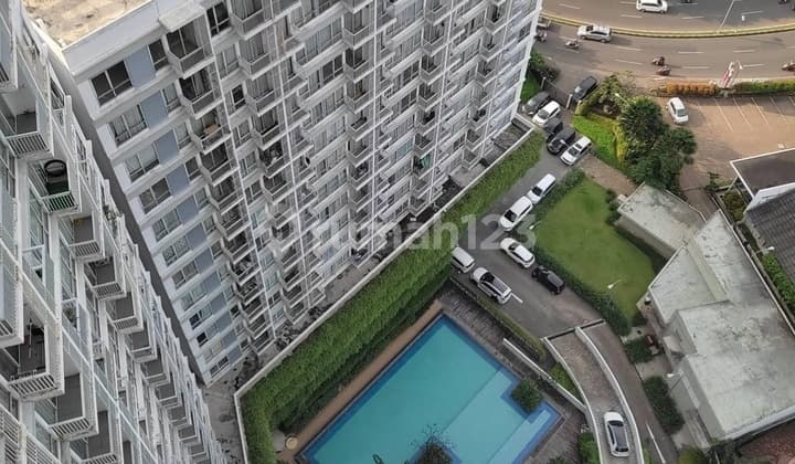 Apartemen Altiz Bintaro Sudut 2br Harga Dibawah Pasar Siap Huni Lt 11