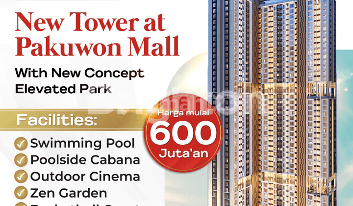 Apartemen baru Clayson di bawah mall pakuwon indah surabaya barat
