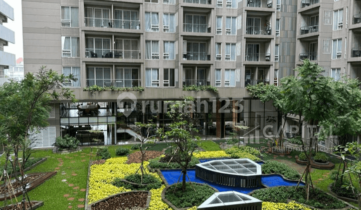 Investasi Menarik di Unit Special 1br Landmark Residence Lantai 2 Dengan View Cantik Thematic Garden. Sudah Ada Penyewanya Lho....