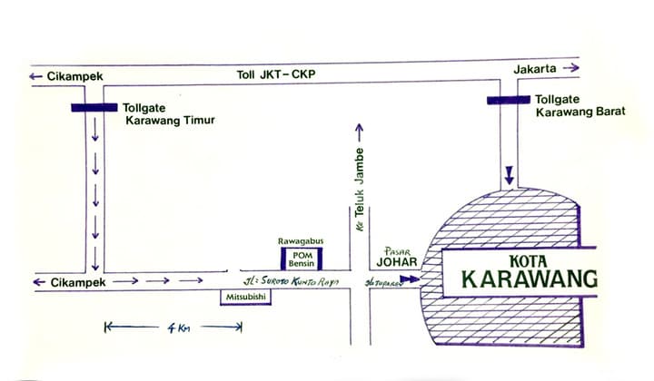 Jl. Surotokunto, Shm, 4ha, 1 Juta m Pusat Kota Kerawang