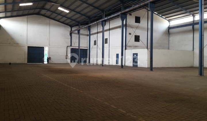 Gudang 1500 m2 Kranji Bekasi Barat Pinggir Jalan Raya