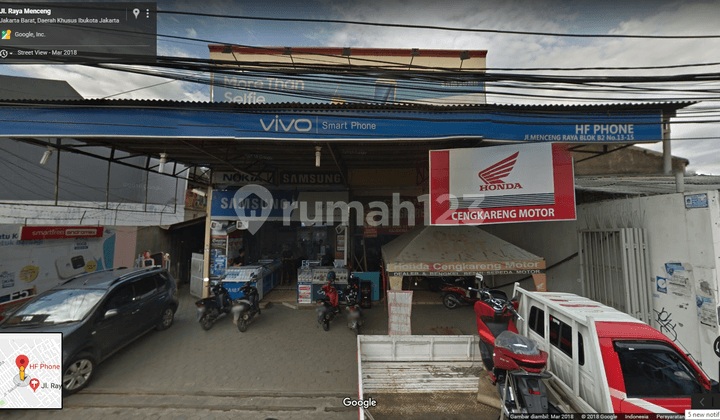 Ruko Tepi Jalan Menceng Raya, Menceng, Jakarta Barat
