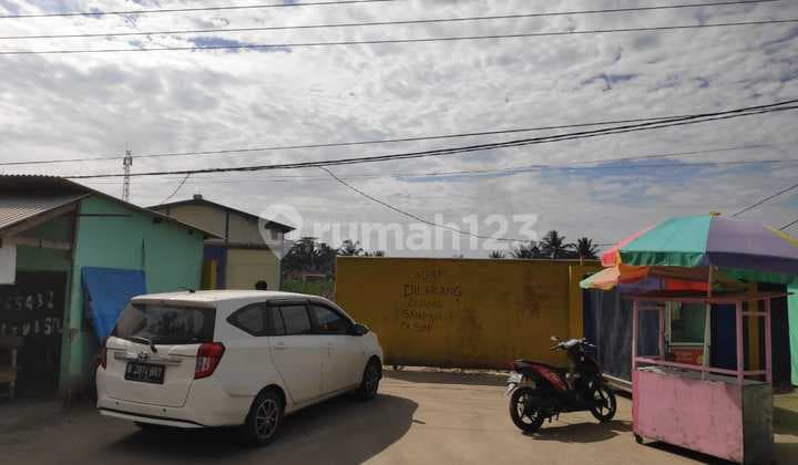 GUDANG MURAH,DI CIKANDE HITUNG TANAH, LT 1,5 HA,, LB 1200 M² AKSES 2 MOBIL, TDK KONTAINER,SHM, HARGA 10,7 M