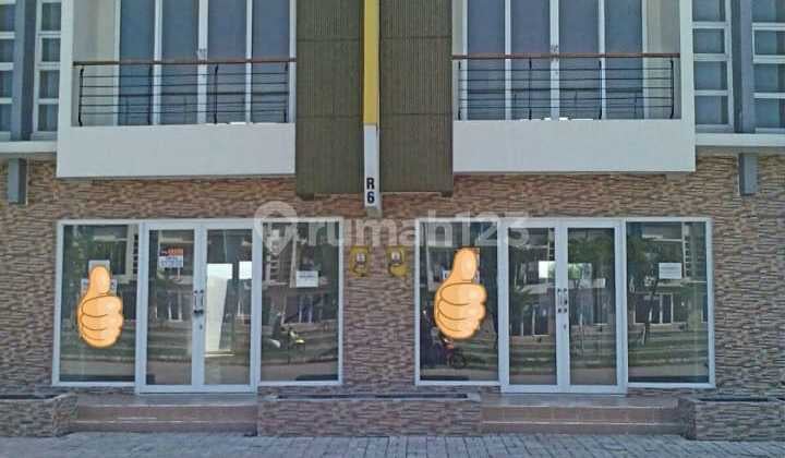 2-unit shophouse in Citra Raya, safe, comfortable, strategic, bustling, great for banks or other businesses.