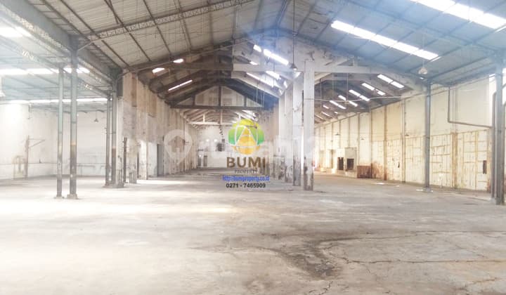 Gudang siap pakai lokasi gatak