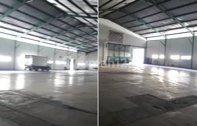 Gudang Ex Pabrik Lebar Depan 60 Meter, LB 10.470 m2 LT 13.440 m2 di Tambak Sawah, Sidoarjo