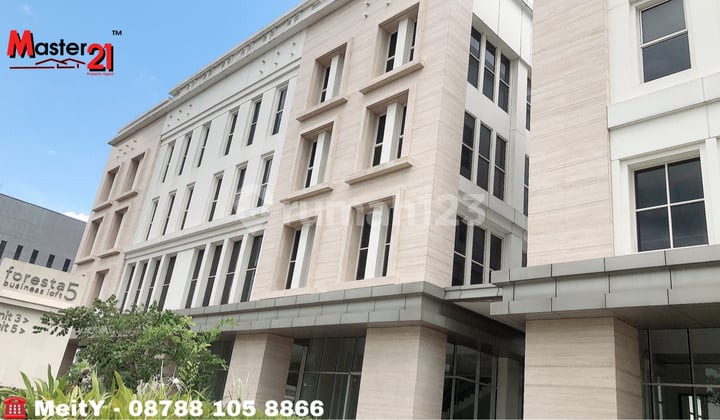 Gedung Ruko Foresta Business Loft Komersial BSD City Serpong.