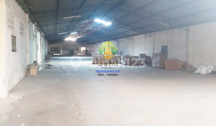 Gudang siap pakai lokasi cemani