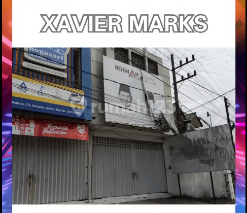 Sewa Ruko Strategis Pinggir Jalan Provinsi Tengah Kota Jember. Cocok Untuk Usaha
