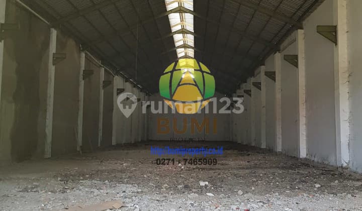 Gudang siap pakai lokasi gondangrejo