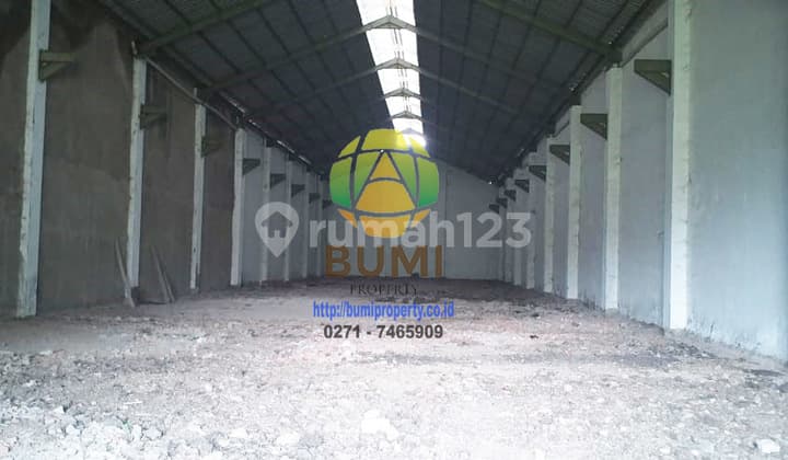Gudang siap pakai lokasi Gondangrejo Karanganyar