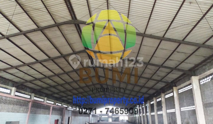 Gudang siap pakai lokasi Yogya