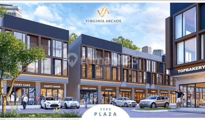 Ruko Terbaru di Virginia Arcade Bsd City dekat ITC, Bagus untuk Investasi