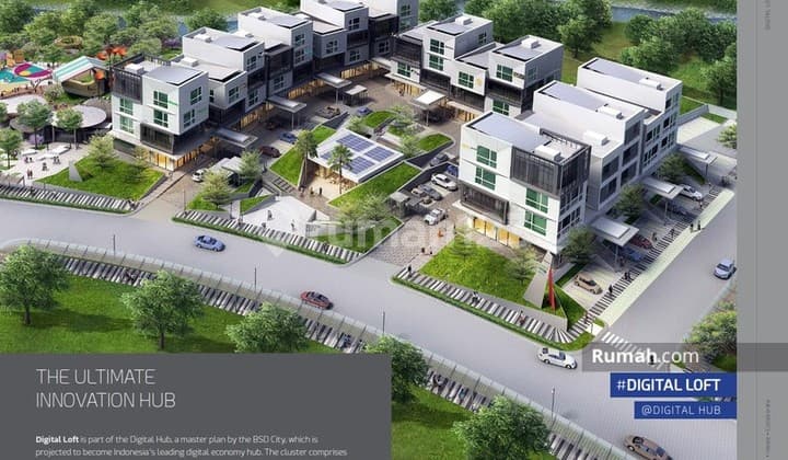 Perkantoran Digital Loft BSD di SCBD BSD Pusat Bisnis Indonesia Terbaru 2023 Jadi Menjanjikan Harga 11-16 M