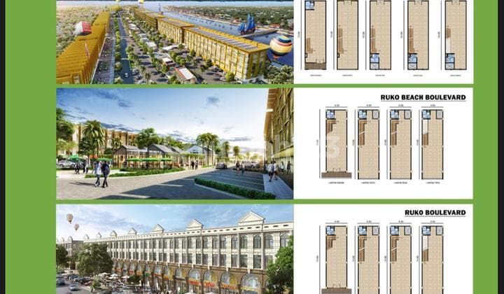 Ruko di Pantai Maju Golf Island at PIK