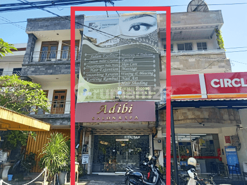 3 storey shophouse, bonus furniture Area Letda Tantular Denpasar