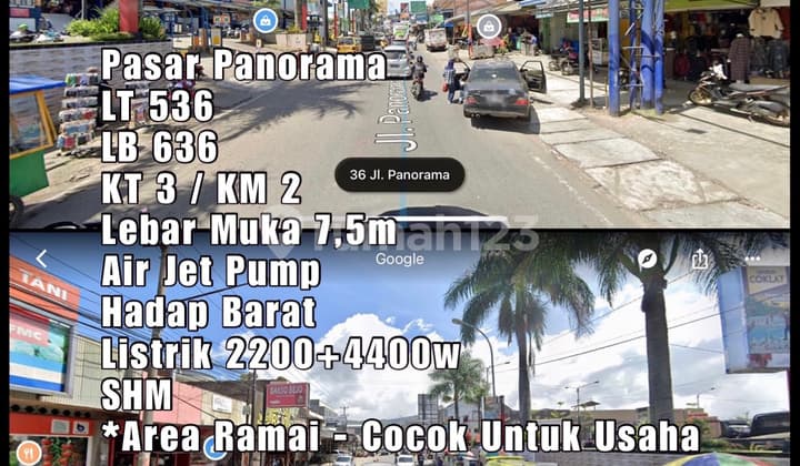 Ruko di Pasar Panorama Mainroad Lembang Langka!
