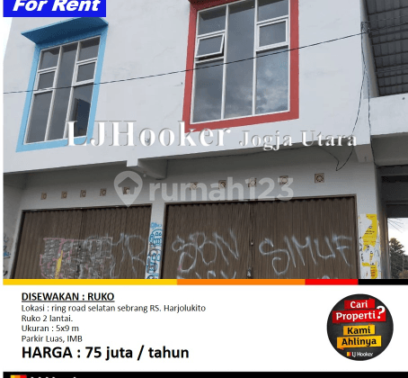 ruko dempet 2, bs satu atau dua2 nya