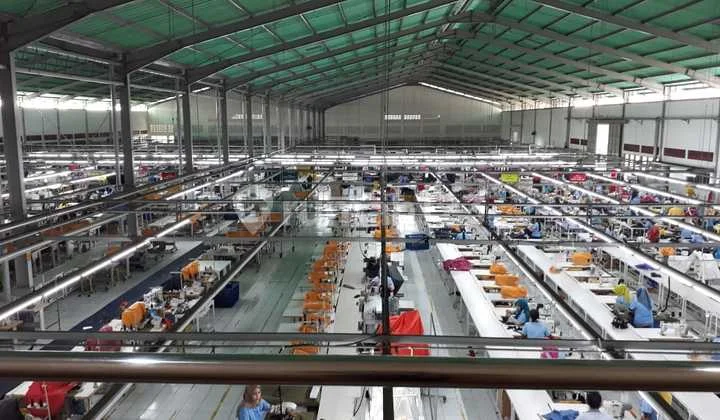 Good and Spacious Garment Factory in Sukadanau, West Cikarang Good and Spacious Garment Factory in Sukadanau, West Cikarang