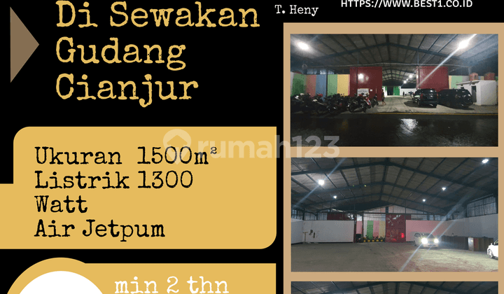 Gudang Cianjur Luas 1500m²