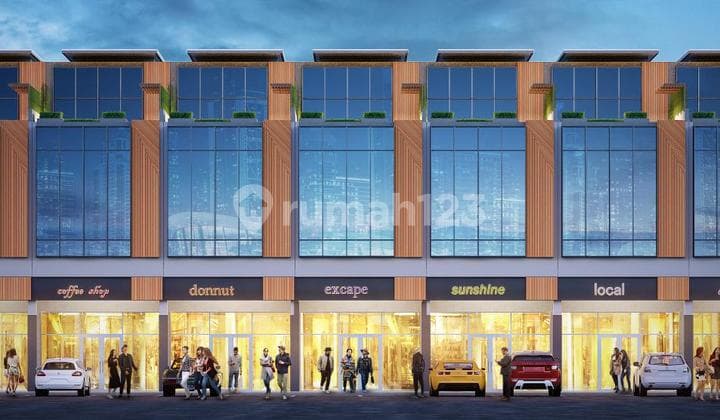 Ruko The Northbend Metland Cyber City, Strategis, dekat Green Lake City, Ruko cantik dengan rooftop di lt. 3
