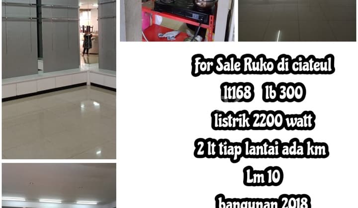 Di jual ruko tengah kota cocok untuk showroom harga nego sampai jadi