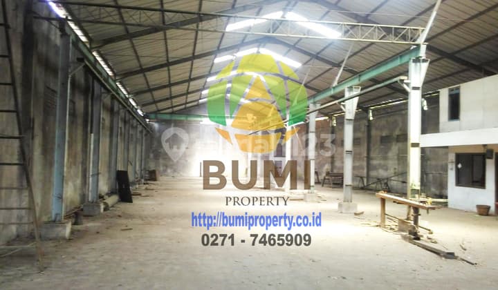 Gudang siap pakai lokasi mojolaban