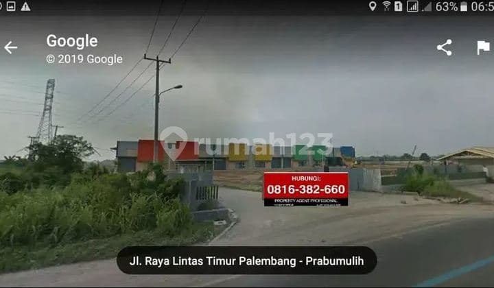 Gudang 480M2 Dekat Pintu Tol Keramasan Kapalbetung Palembang