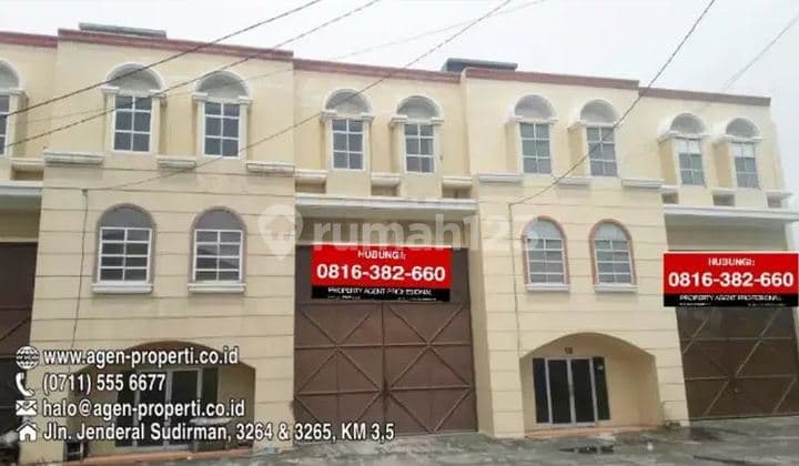 Large 3-Story Warehouse on R.E. Martadinata Street Palembang