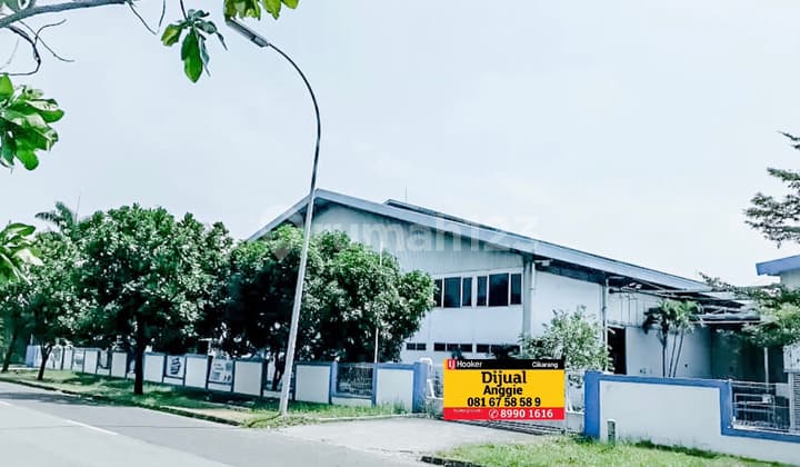 GUDANG PABRIK SIAP PAKAI KONDISI BAGUS 1H LOKASI STRATEGIS DIKAWASAN INDUSTRI JABABEKA 1