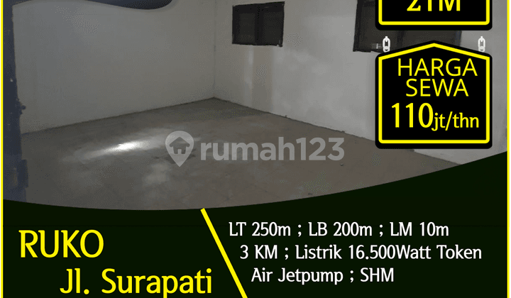 Ruko Suropati, Cocok Untuk Usaha !!