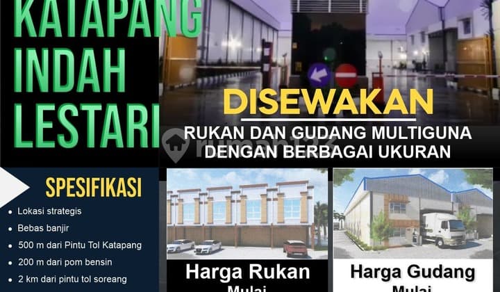 Rukan Katapang Indah Lestari, Cocok untuk usaha!!