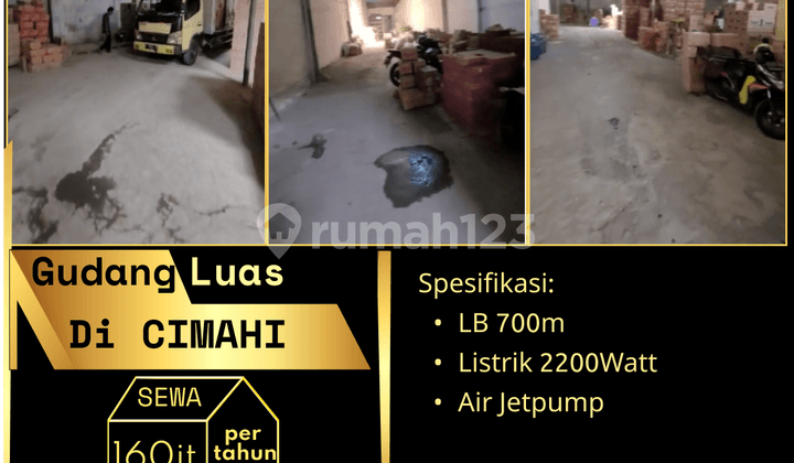 Cimahi Spacious Warehouse, Perfect For Business !!!