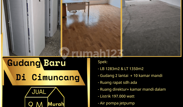 Gudang Baru Cimuncang, Siap Pakai !!!