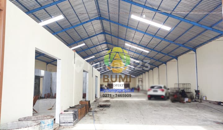 Gudang Klaten luas 3650 siap pakai