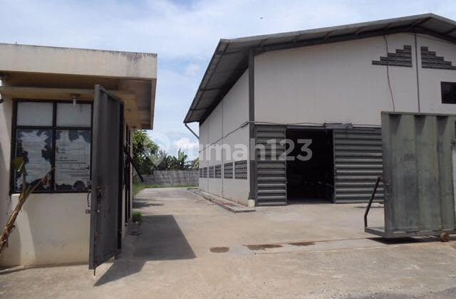 Pabrik/gudang dijual : kawasan industri Mekar Jaya AKONG, Sepatan Tangerang