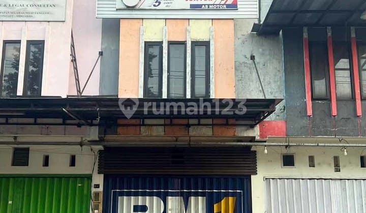 Ruko di Bumi Papan Selaras Wonoayu Sidoarjo (Jl. Tanggul), 2 Lantai, Lokasi Ramai, Nol Jalan Raya