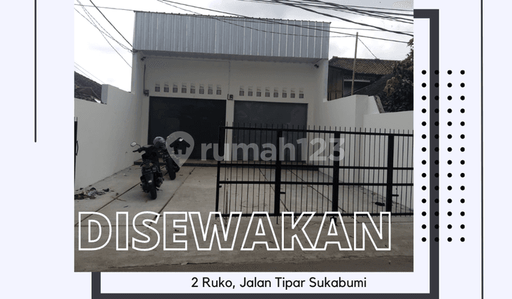 For Rent New Shop House at an Affordable Price in Sukabumi City