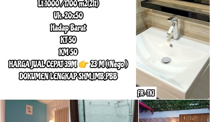 HARGA MURAH JUAL CEPAT!!! Ex Hotel Daerah Kota Bandung Lokasi Ramai