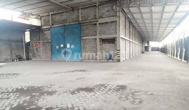 Gudang siap pakai hitung tanah Raya Kletek