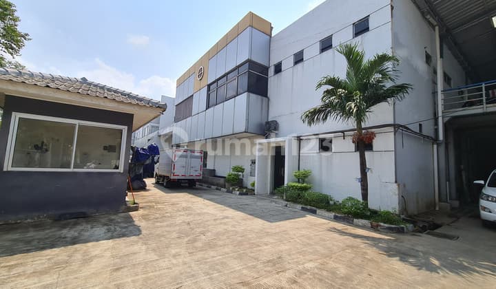 Pabrik siap pakai 2 lantai di Jababeka Cikarang Bekasi
