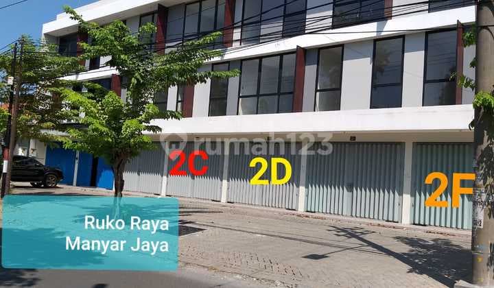 RUKO BARU RAYA MANYAR JAYA.