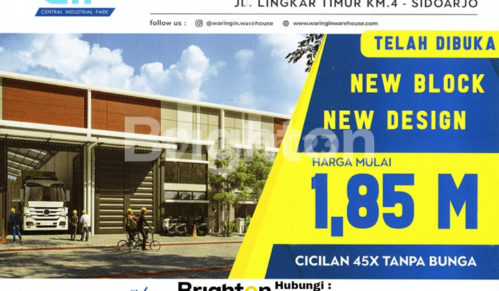 Pergudangan baru Central industri park (CIP) lingkar timur sidoarjo