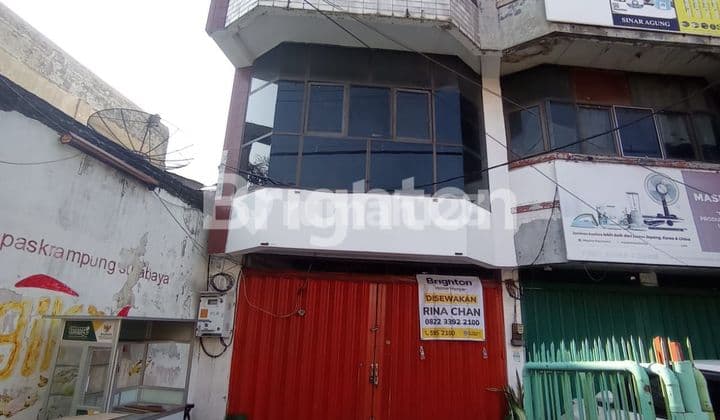 RUKO 3LANTAI KAPAS KRAMPUNG NOL JALAN RAYA LOKASI STRATEGIS DEKAT KAZA MALL TAMBAK SARI