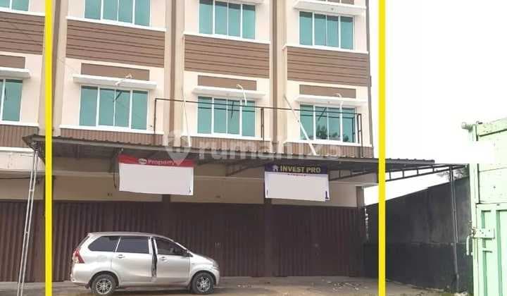 Disewakan Ruko 3 Pintu Plus Gudang di Teluk Betung