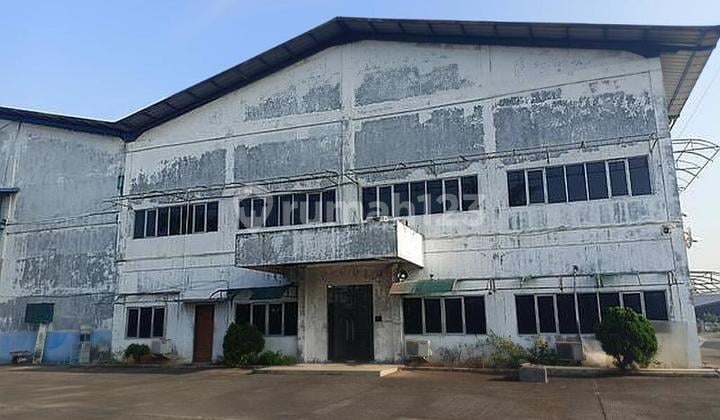 FOR SALE LAND WITH FACTORY BUILDING PRIME LOCATION AT JL.PALEM MANIS 2 JATAKE TANGERANG