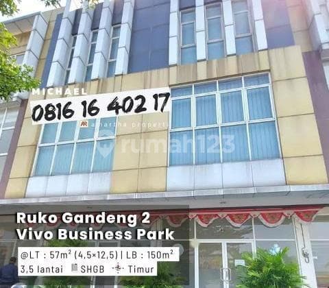 Ruko Gandeng 2 Di Vivo Business Park, Neglasari - Tangerang - MS